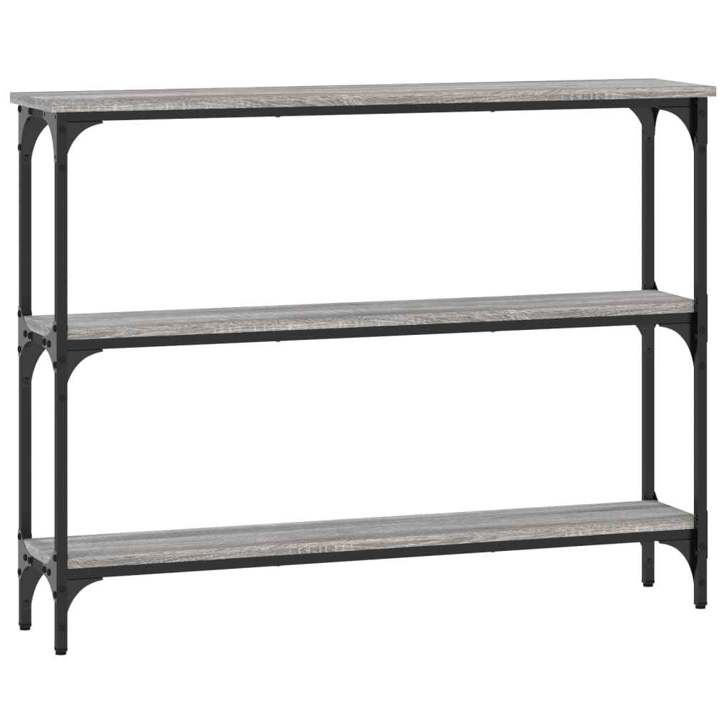 Konzolni stol boja hrasta 100 x 22,5 x 75 cm konstruirano drvo