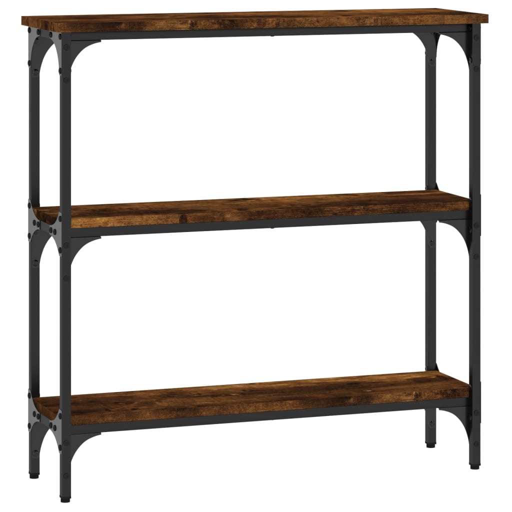 Konzolni stol boja hrasta 75 x 22,5 x 75 cm konstruirano drvo