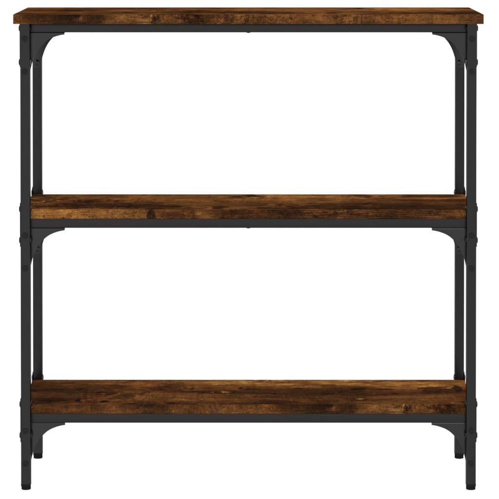 Konzolni stol boja hrasta 75 x 22,5 x 75 cm konstruirano drvo