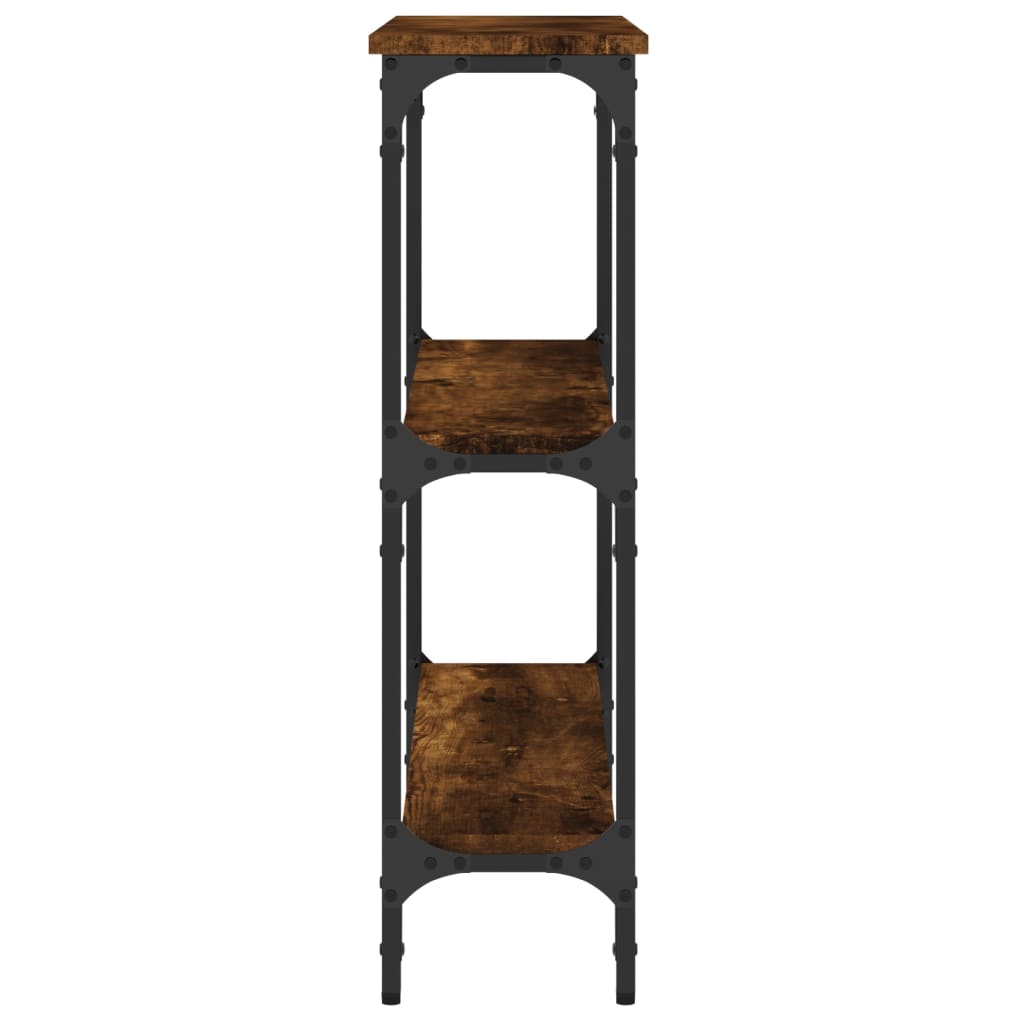 Konzolni stol boja hrasta 75 x 22,5 x 75 cm konstruirano drvo