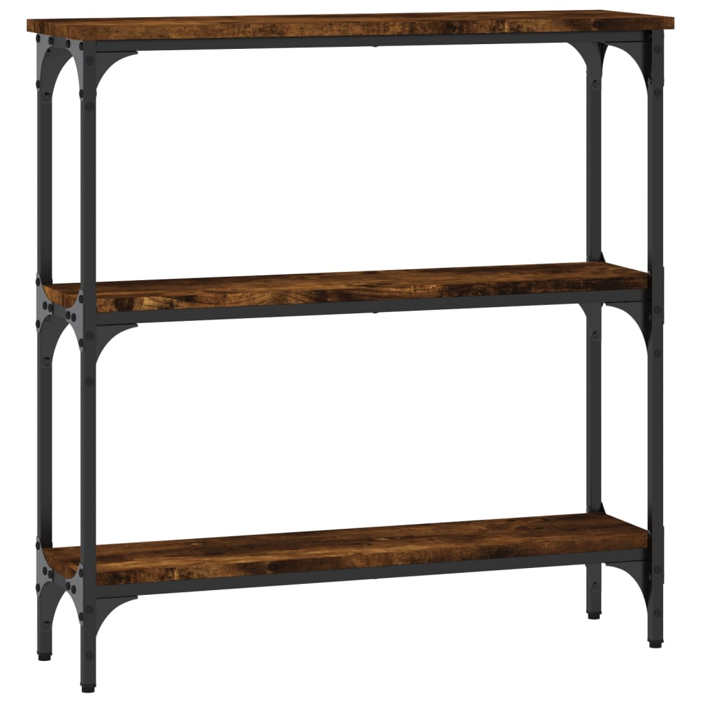 Konzolni stol boja hrasta 75 x 22,5 x 75 cm konstruirano drvo