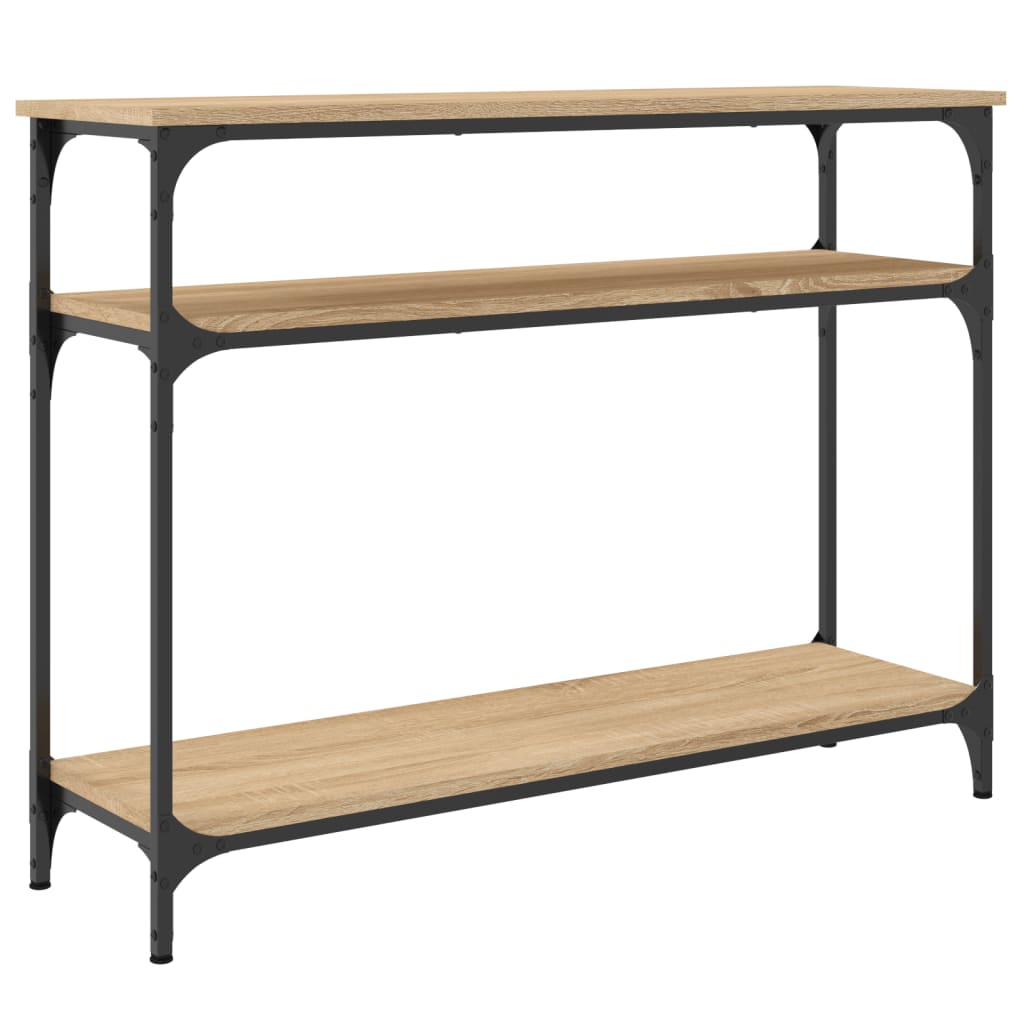 Konzolni stol boja hrasta sonome 100x29x75 cm konstruirano drvo