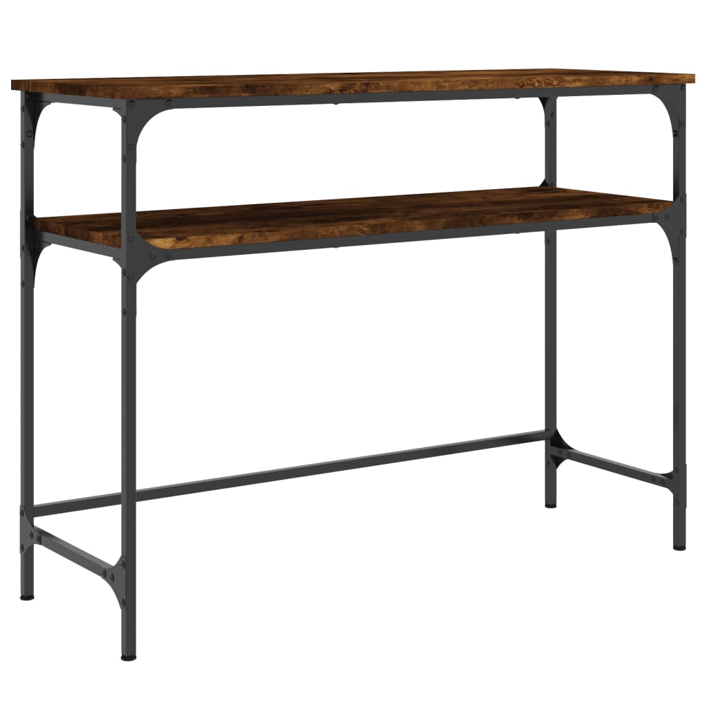 Konzolni stol boja hrasta 100 x 35,5 x 75 cm konstruirano drvo
