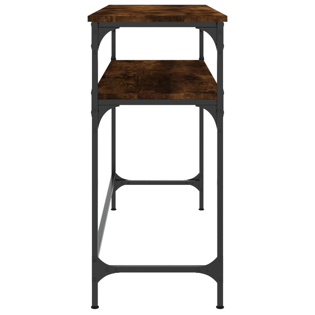 Konzolni stol boja hrasta 100 x 35,5 x 75 cm konstruirano drvo