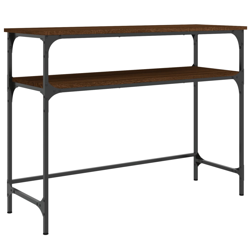 Konzolni stol boja hrasta 100 x 35,5 x 75 cm konstruirano drvo