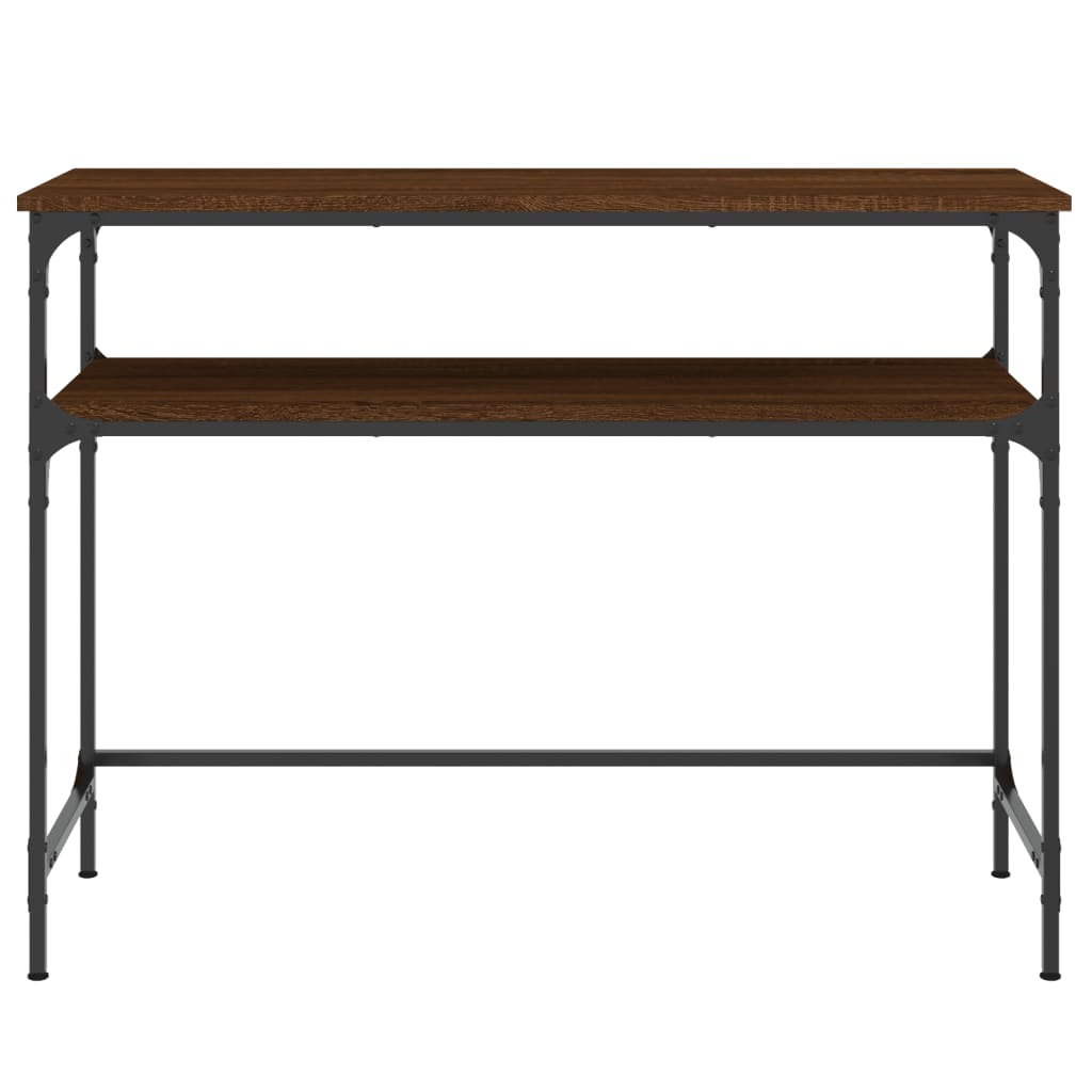 Konzolni stol boja hrasta 100 x 35,5 x 75 cm konstruirano drvo