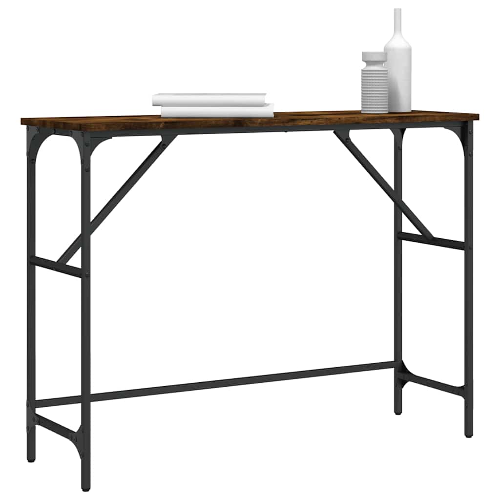 Konzolni stol boja hrasta 100x32x75 cm od konstruiranog drva