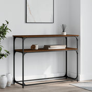Konzolni stol boja hrasta 100 x 35,5 x 75 cm konstruirano drvo