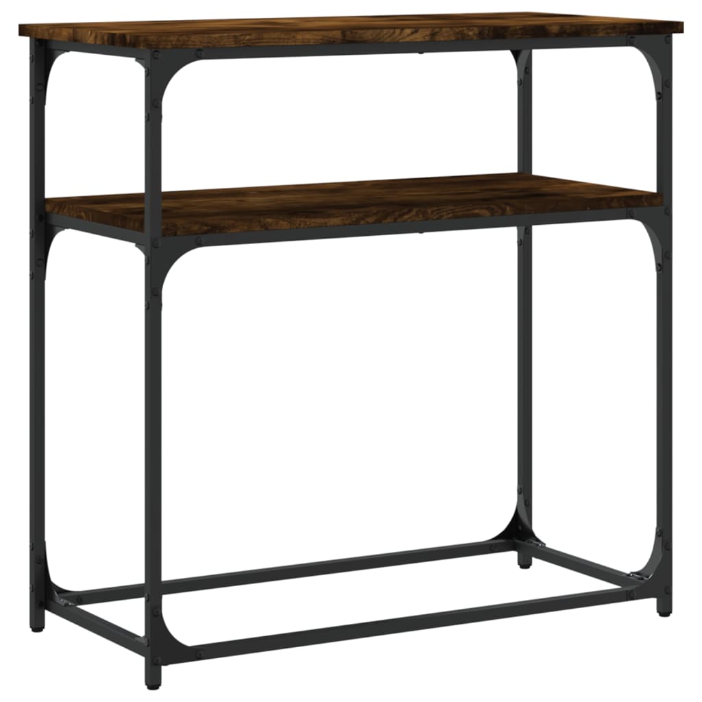Konzolni stol boja hrasta 75 x 35,5 x 75 cm konstruirano drvo