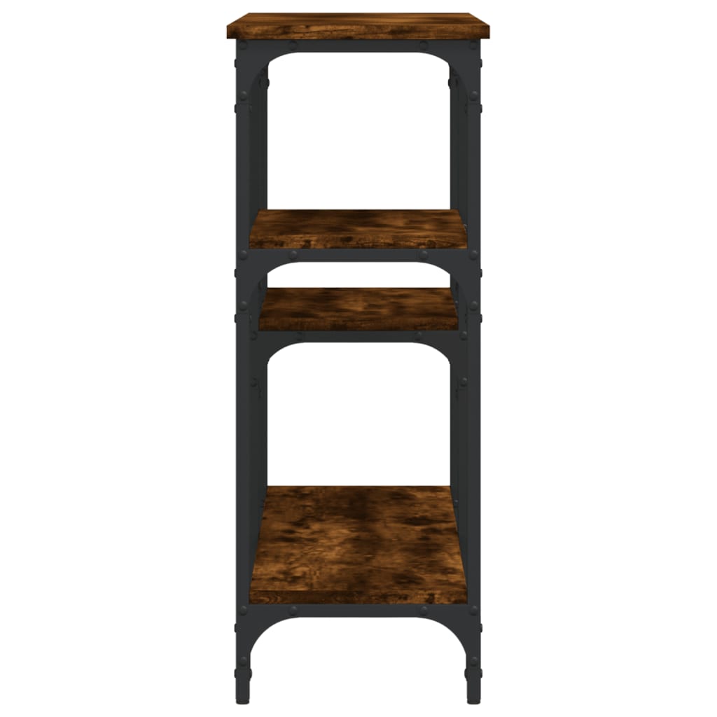 Konzolni stol boja hrasta 102x29x75 cm od konstruiranog drva