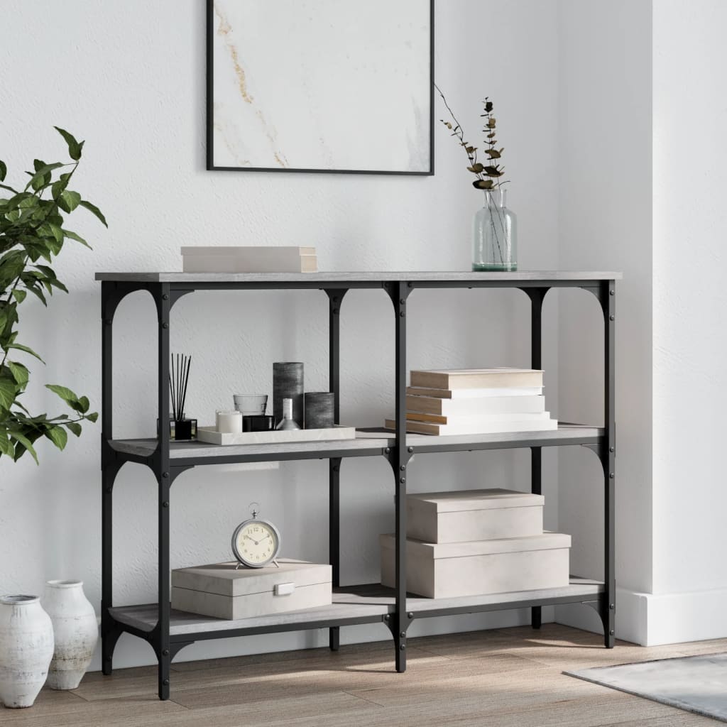 Konzolni stol boja hrasta sonome 100x29x75 cm konstruirano drvo