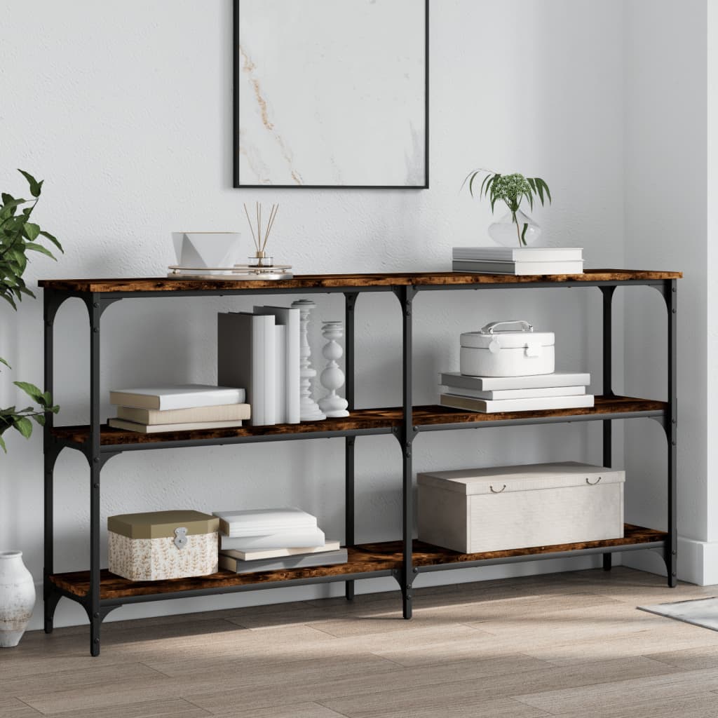 Konzolni stol boja hrasta 150x29x75 cm od konstruiranog drva
