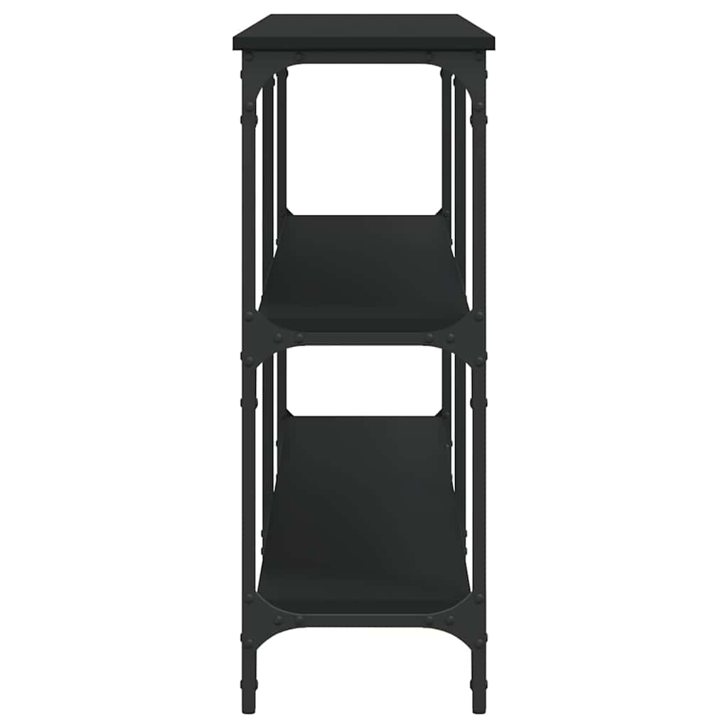 Konzolni stol crni 200 x 29 x 75 cm od konstruiranog drva