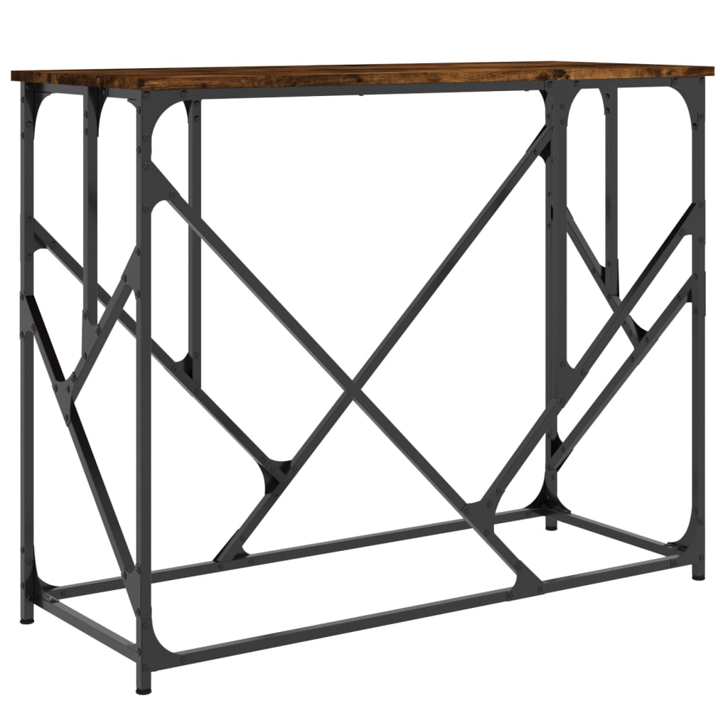 Konzolni stol boja hrasta 100x40x80 cm od konstruiranog drva