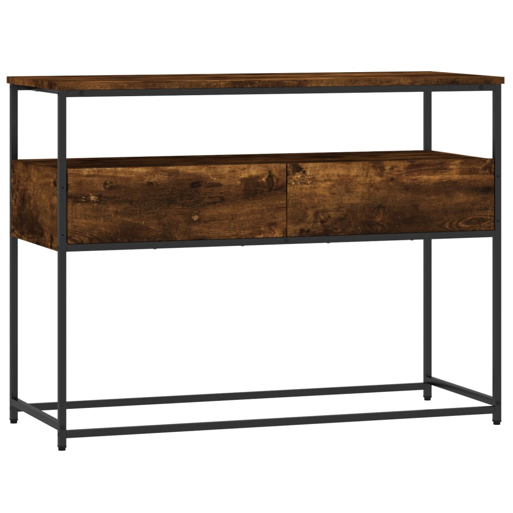 Konzolni stol boja hrasta 100x40x75 cm od konstruiranog drva
