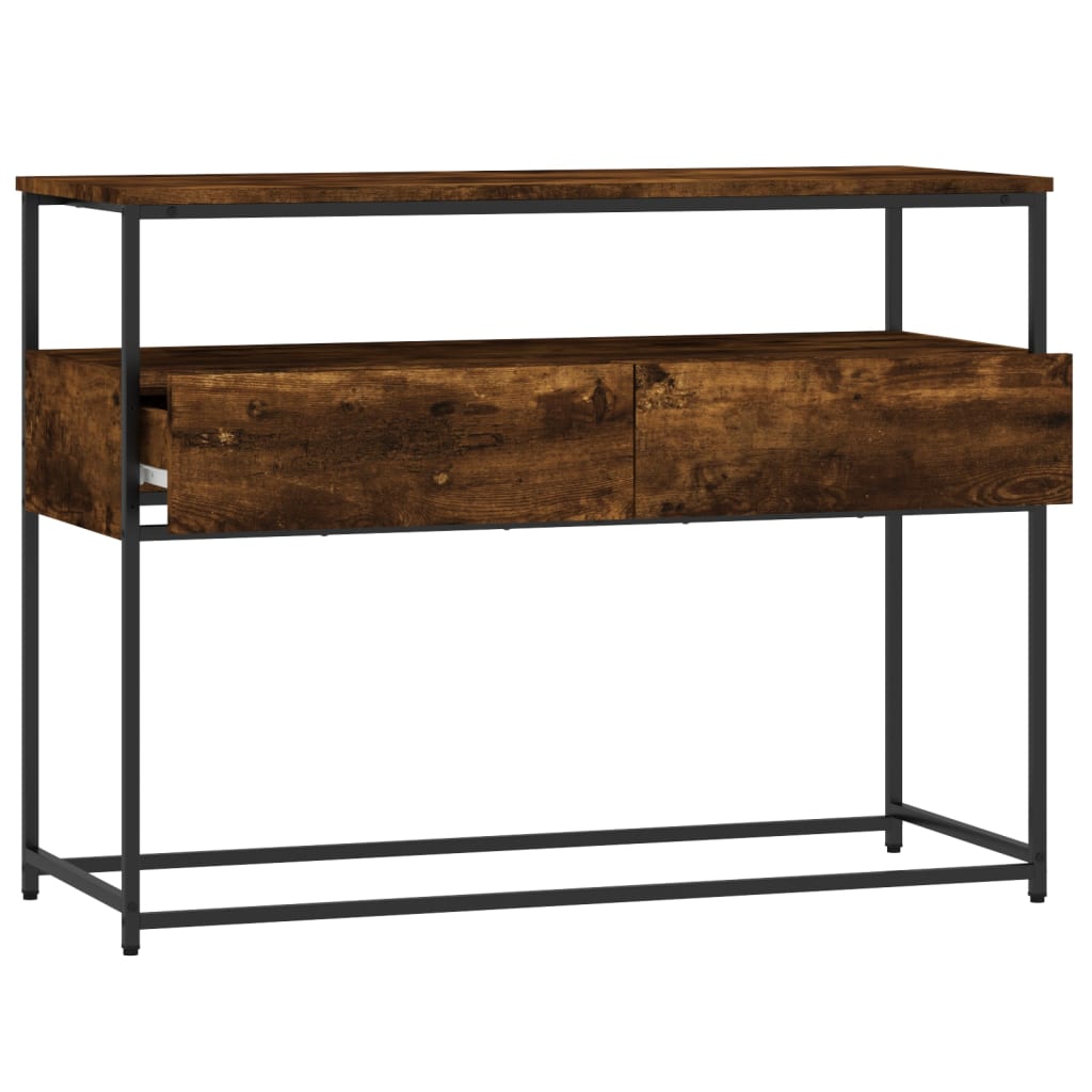 Konzolni stol boja hrasta 100x40x75 cm od konstruiranog drva