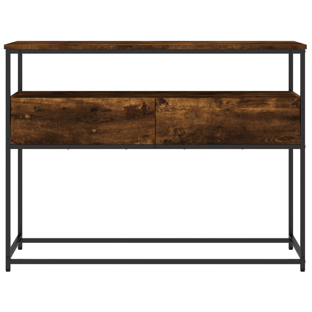 Konzolni stol boja hrasta 100x40x75 cm od konstruiranog drva