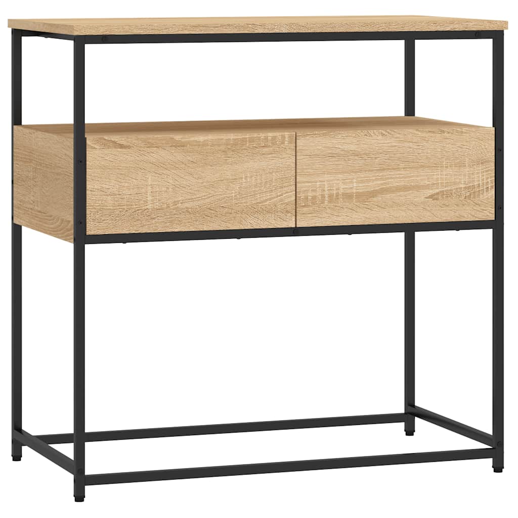 Konzolni stolić Sonoma hrast 75x40x75 cm Konstruirano drvo