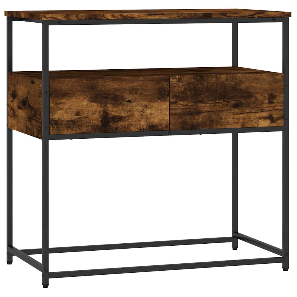 Konzolni stol boja hrasta 75 x 40 x 75 cm konstruirano drvo