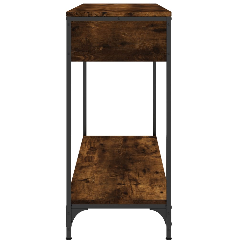 Konzolni stol boja hrasta 100 x 34,5 x 75 cm konstruirano drvo