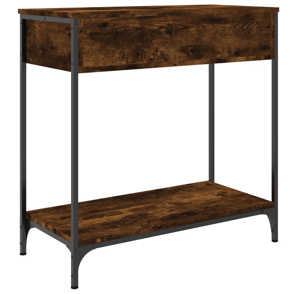Konzolni stol boja hrasta 75 x 34,5 x 75 cm konstruirano drvo