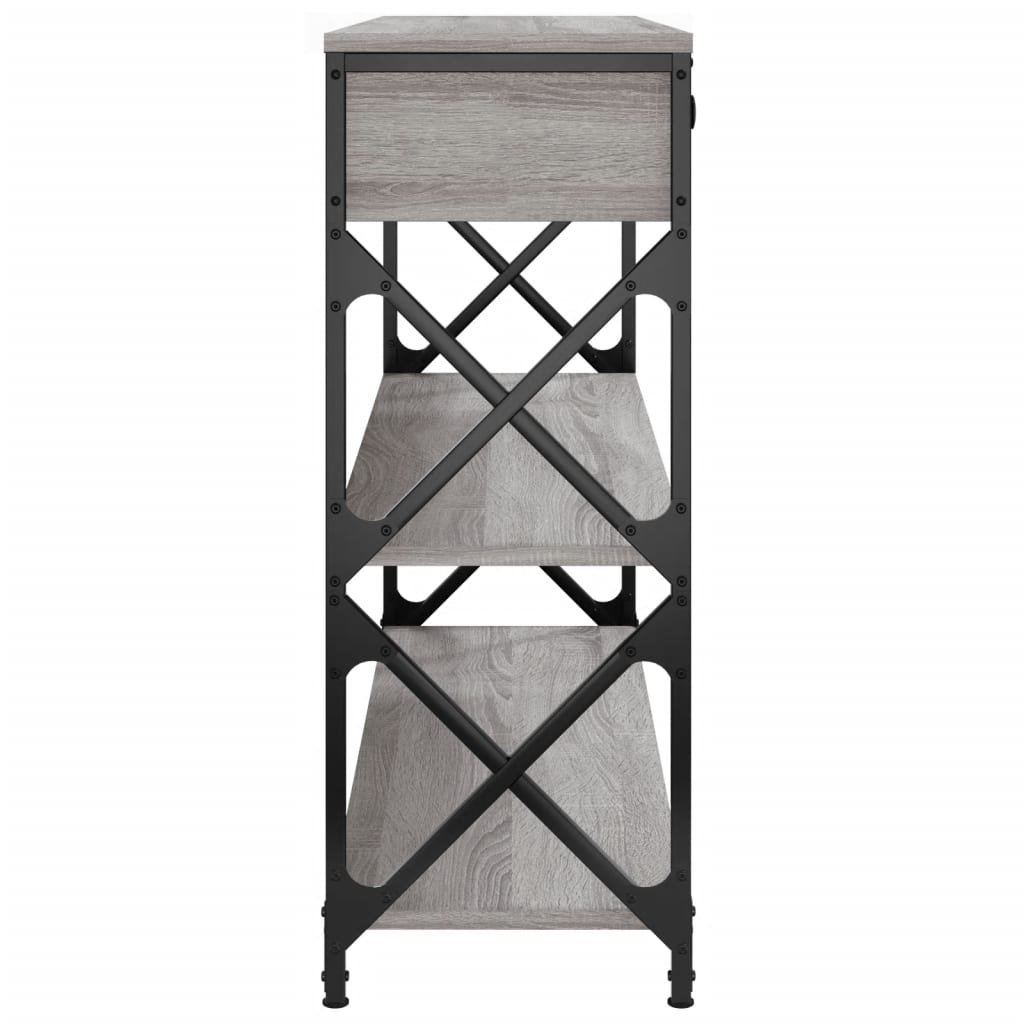 Konzolni stol boja hrasta sonome 100x28x75 cm konstruirano drvo
