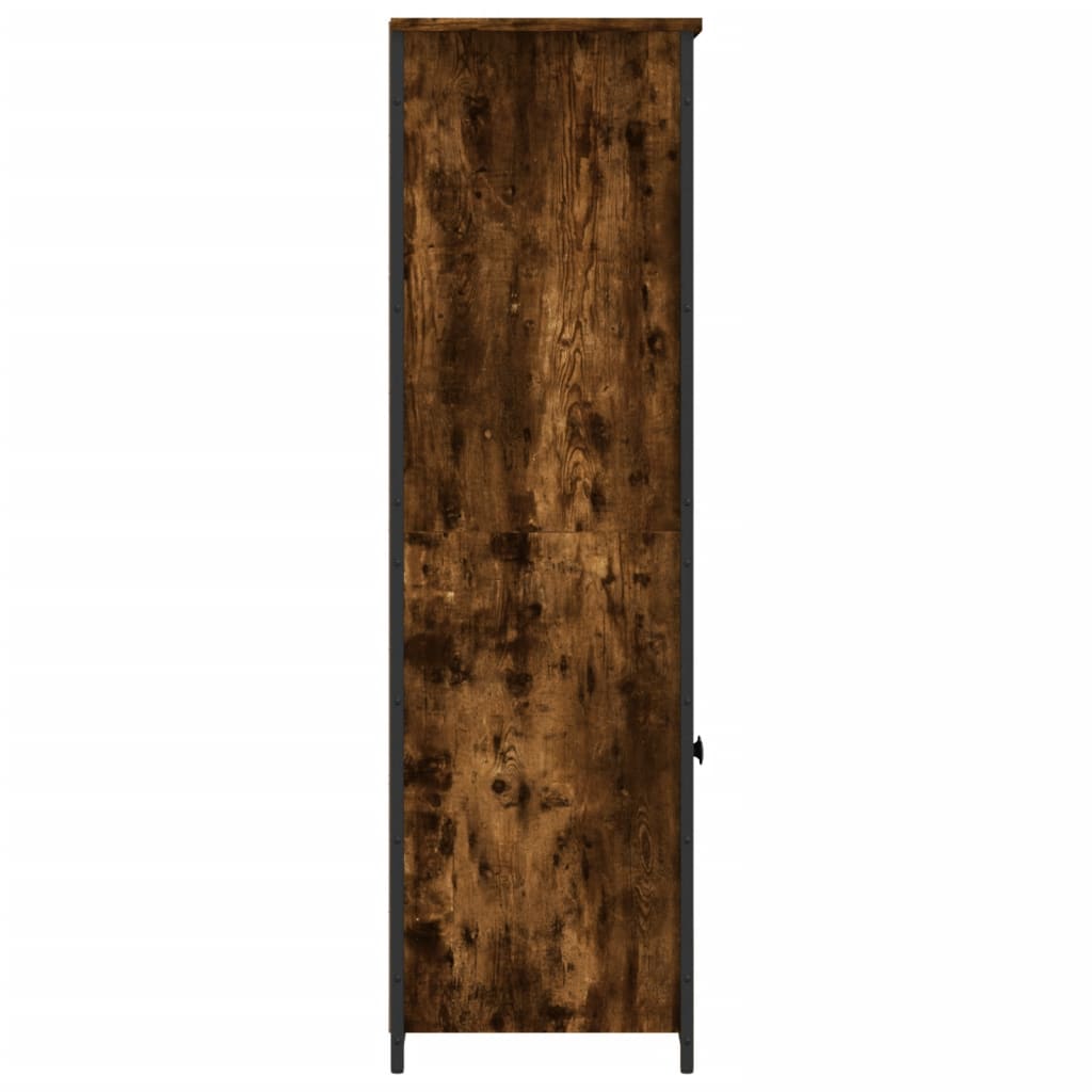 Visoka komoda boja hrasta 62 x 36 x 121,5 cm konstruirano drvo