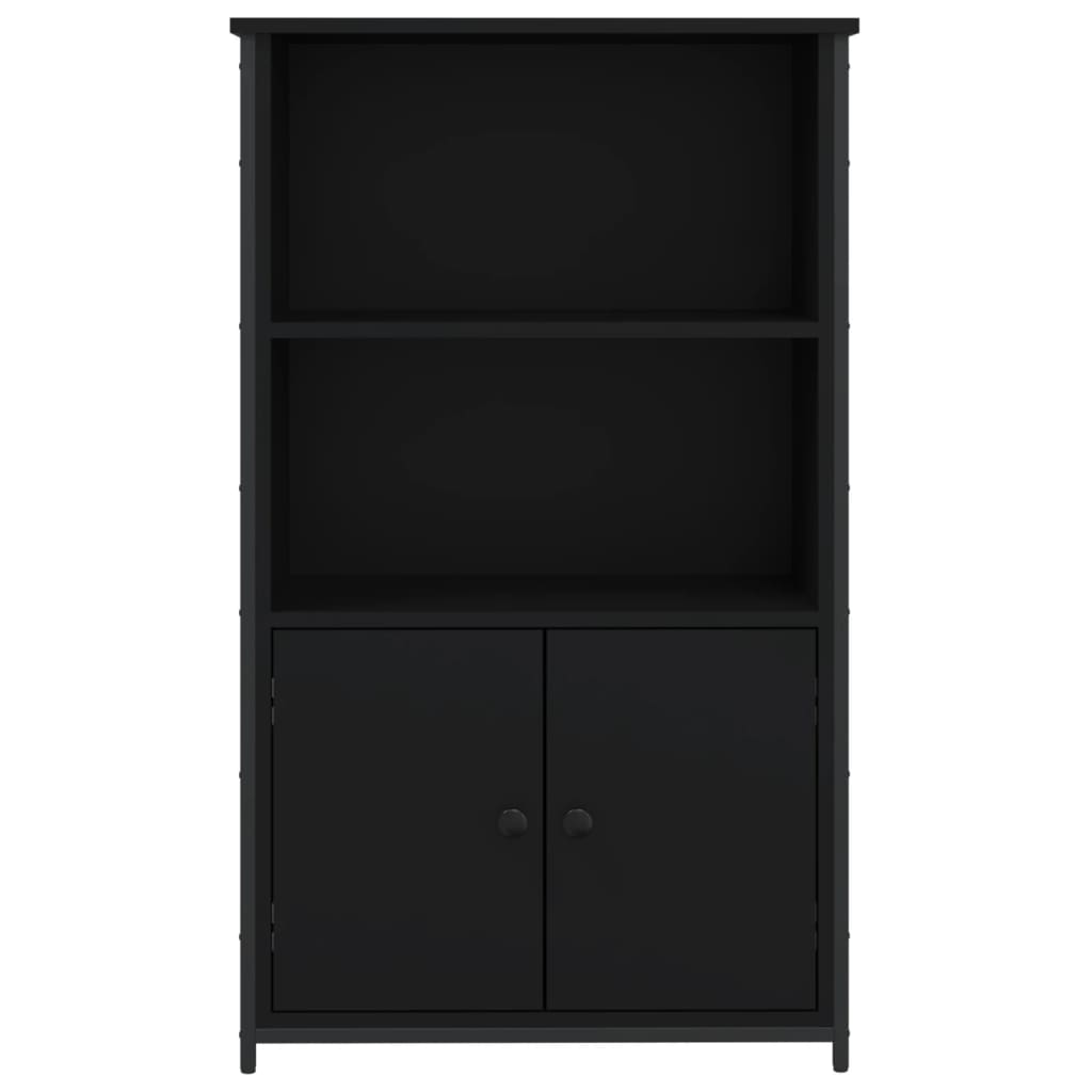 Visoka komoda crna 62 x 32 x 103,5 cm od konstruiranog drva