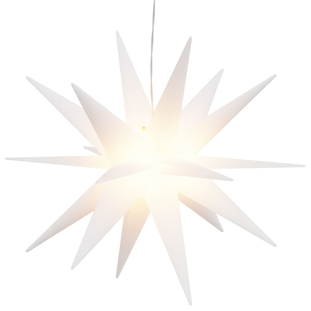 Božićno svjetlo s LED svjetlima sklopivo bijelo 43 cm