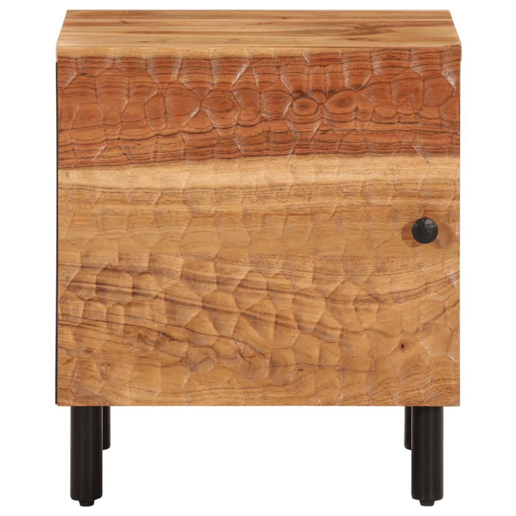 Noćni ormarići 2 kom 40 x 33 x 46 cm masivno bagremovo drvo