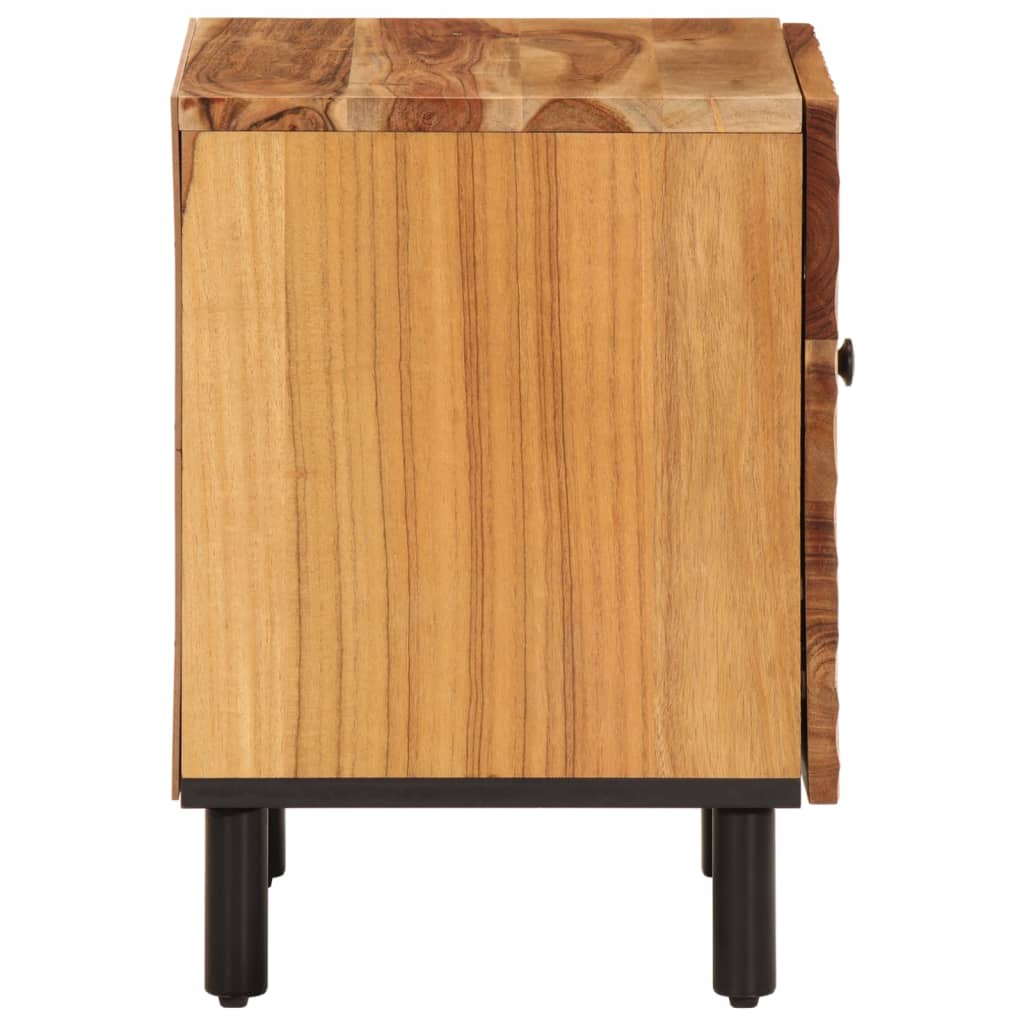 Noćni ormarići 2 kom 40 x 33 x 46 cm masivno bagremovo drvo