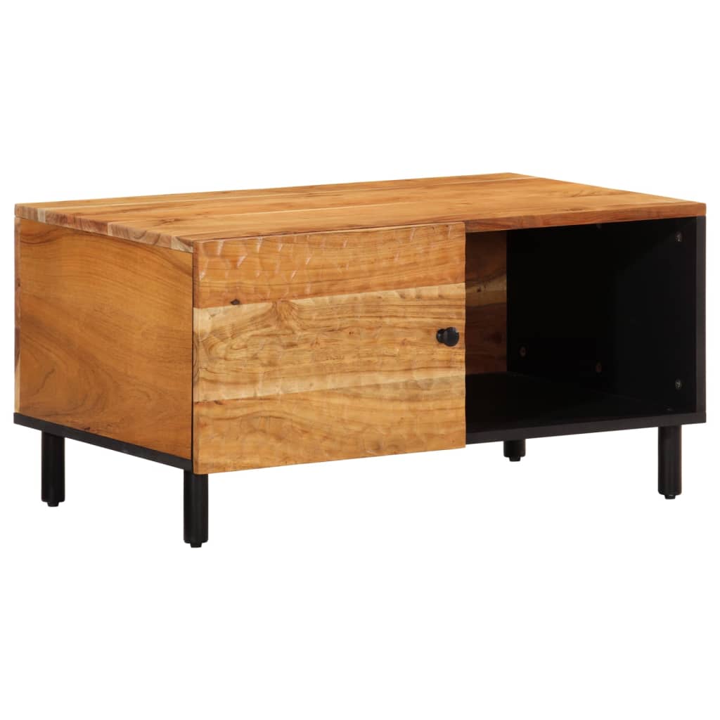 Stolić za kavu 80 x 50 x 40 cm od masivnog drva bagrema