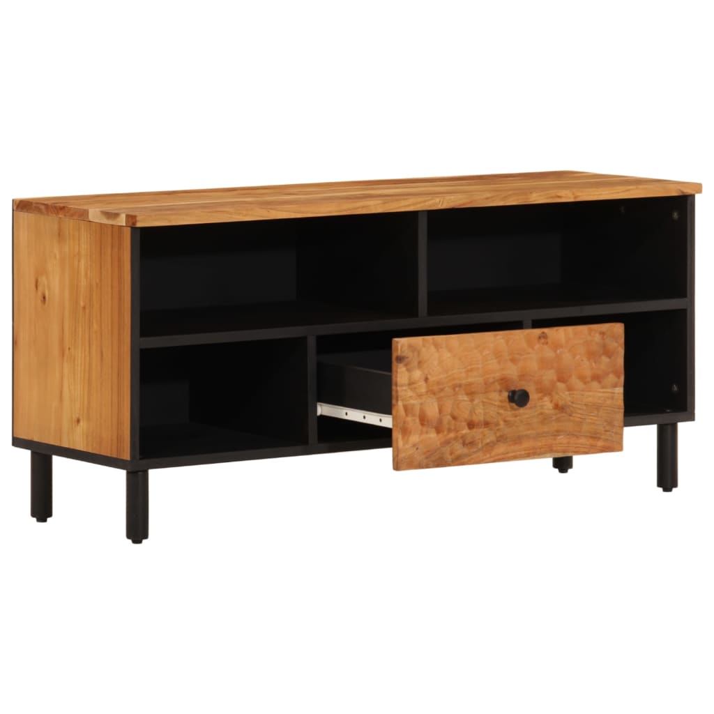 TV ormarić 100 x 33 x 46 cm od masivnog bagremovog drva
