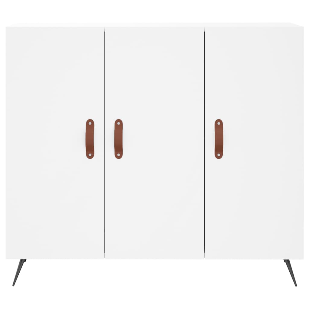 Komoda bijela 90x34x80 cm od konstruiranog drva