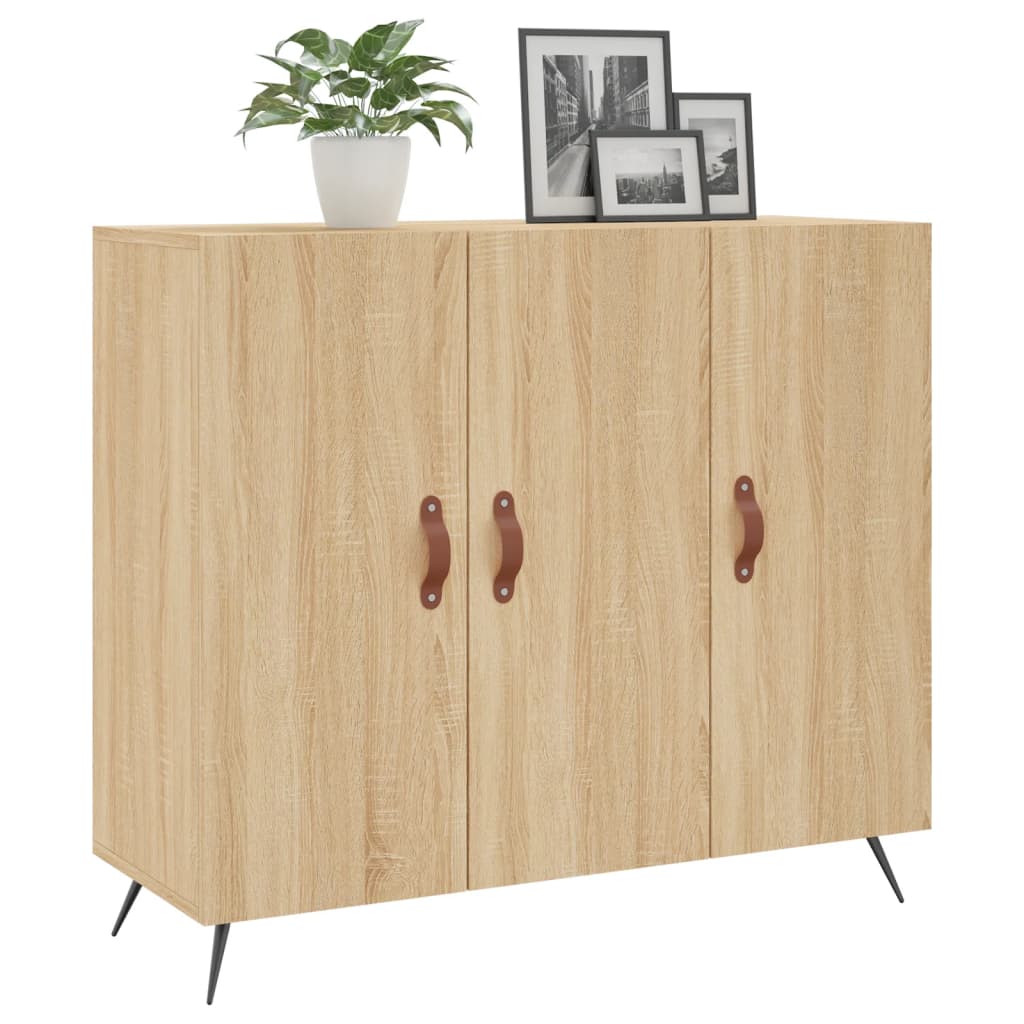 Komoda boja hrasta sonome 90x34x80 cm od konstruiranog drva