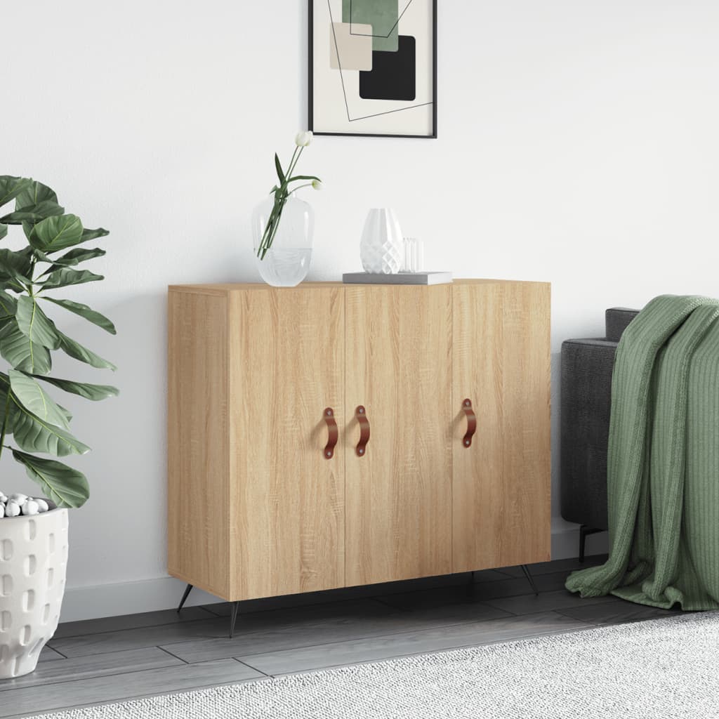 Komoda boja hrasta sonome 90x34x80 cm od konstruiranog drva