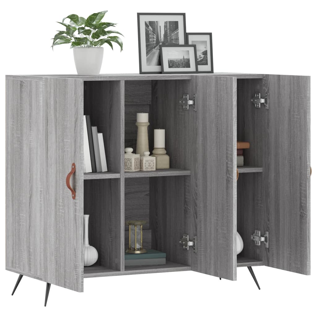 Komoda boja hrasta sonome 90 x 34 x 80 cm konstruirano drvo
