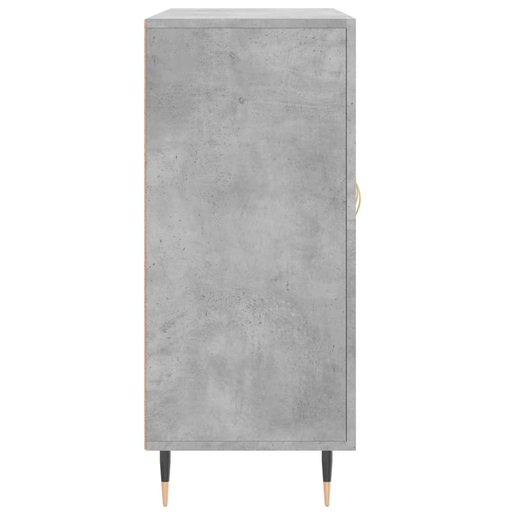 Komoda siva boja betona 90x34x80 cm od konstruiranog drva