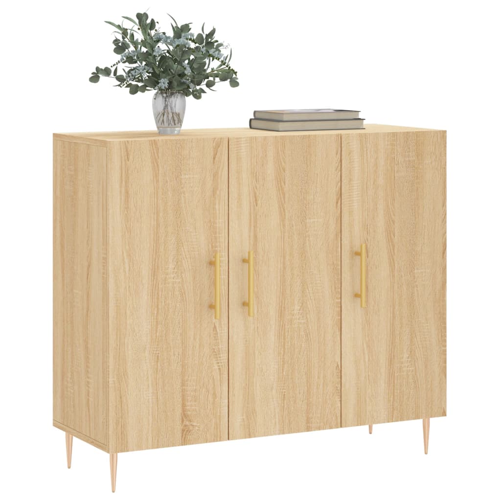 Komoda boja hrasta sonome 90x34x80 cm od konstruiranog drva