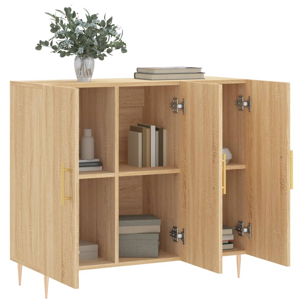 Komoda boja hrasta sonome 90x34x80 cm od konstruiranog drva