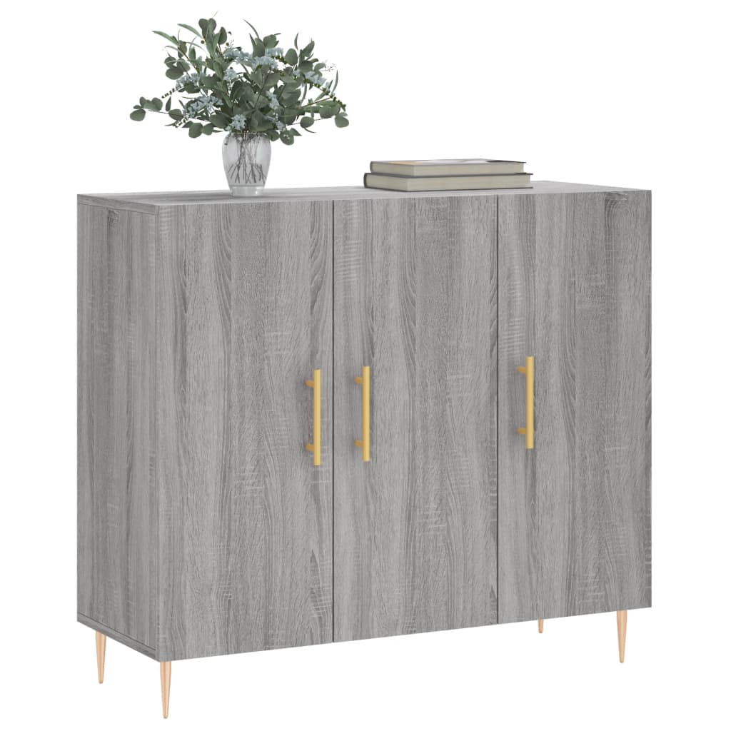 Komoda boja hrasta sonome 90 x 34 x 80 cm konstruirano drvo