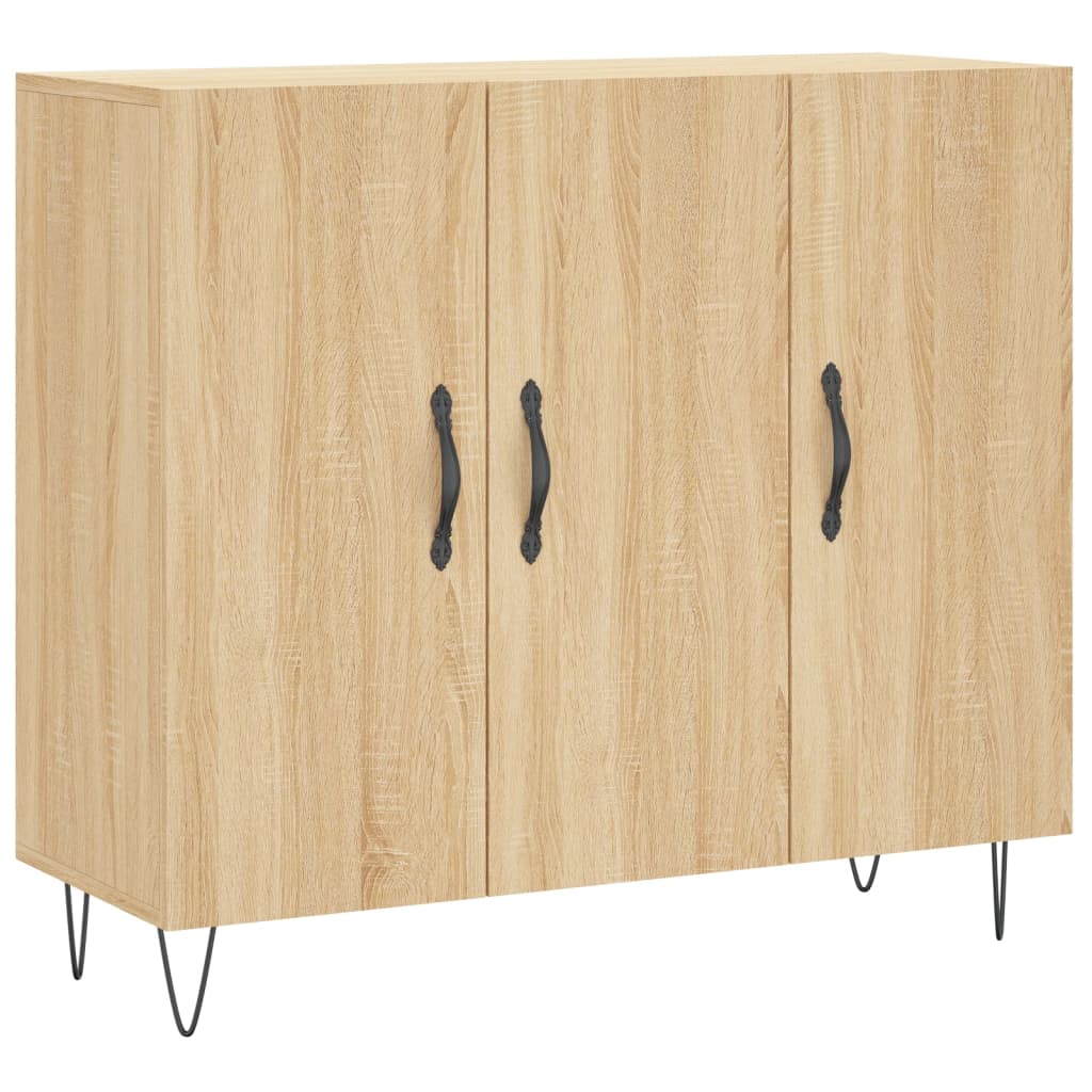 Komoda boja hrasta sonome 90x34x80 cm od konstruiranog drva