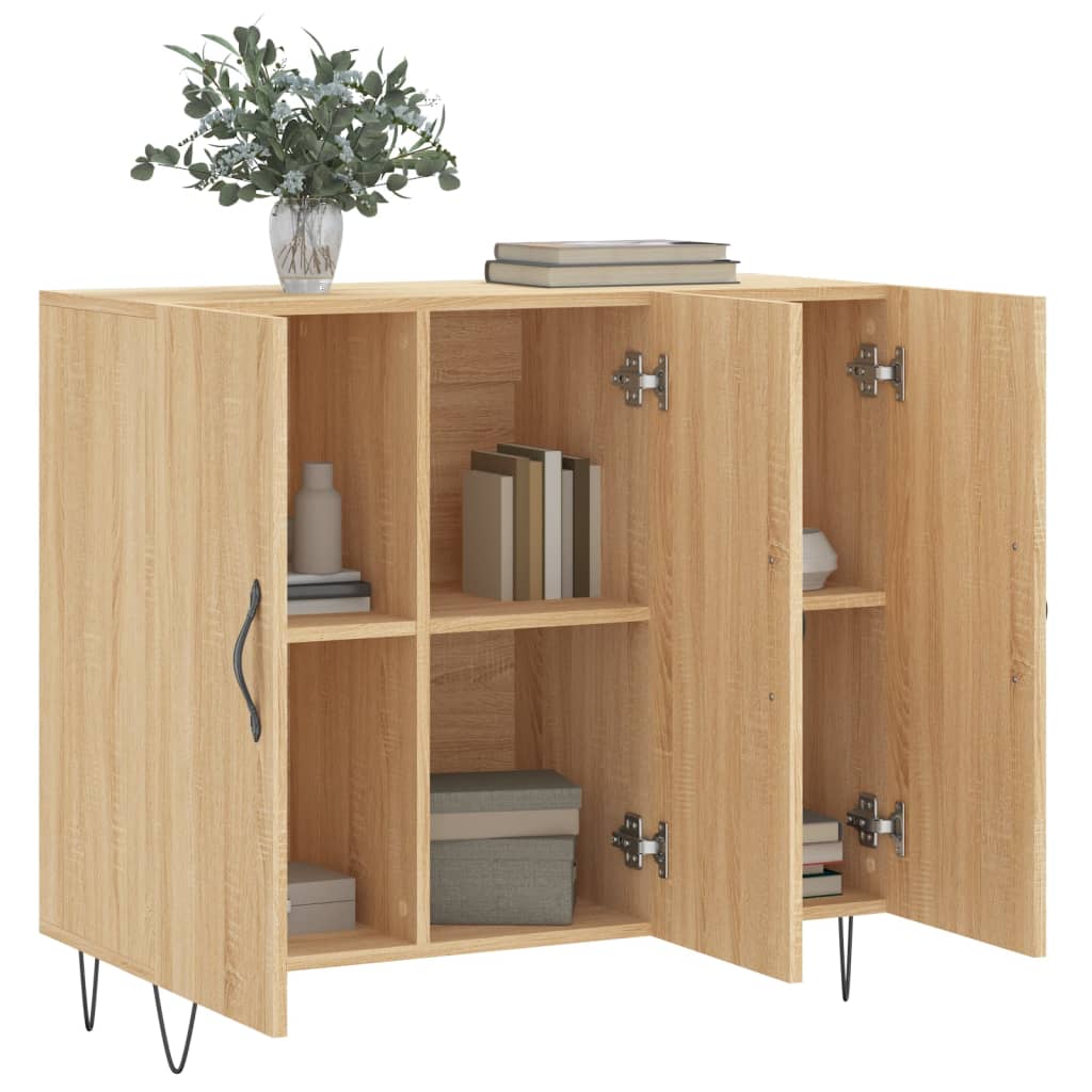 Komoda boja hrasta sonome 90x34x80 cm od konstruiranog drva