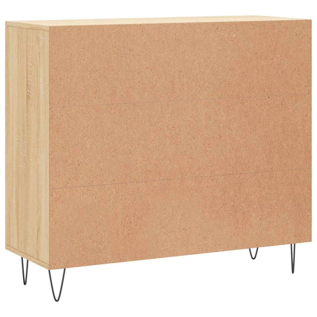 Komoda boja hrasta sonome 90x34x80 cm od konstruiranog drva