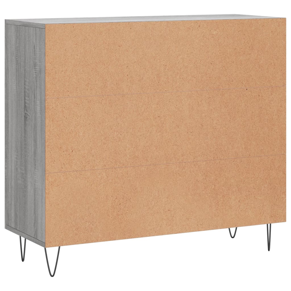 Komoda boja hrasta sonome 90 x 34 x 80 cm konstruirano drvo
