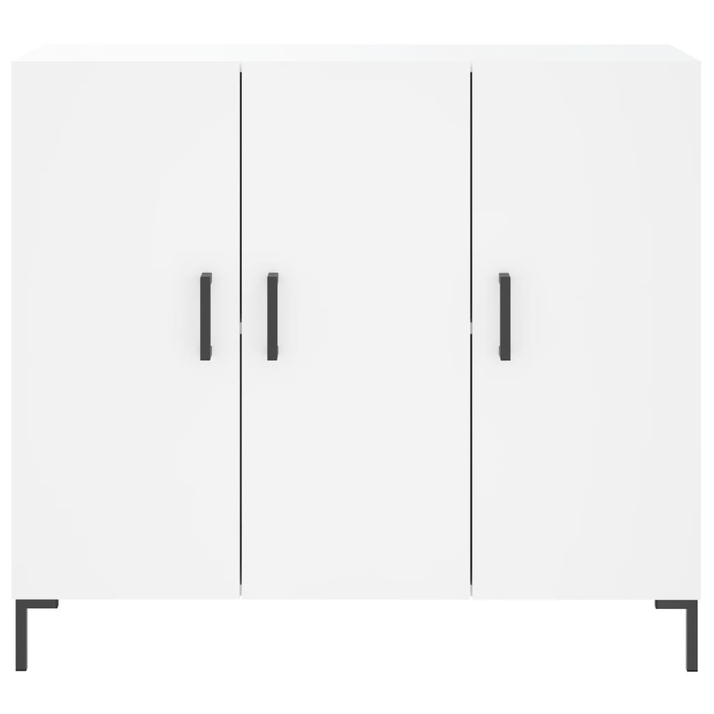 Komoda bijela 90x34x80 cm od konstruiranog drva