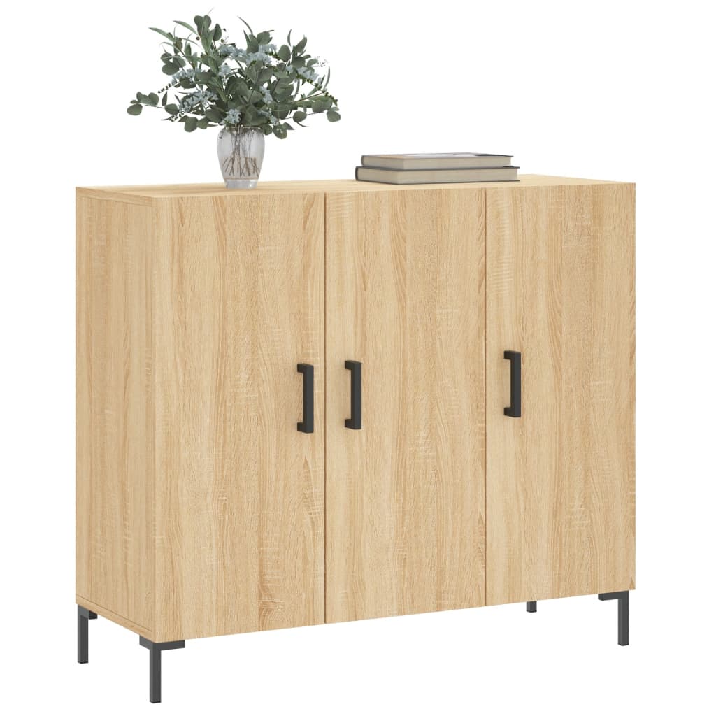 Komoda boja hrasta sonome 90x34x80 cm od konstruiranog drva