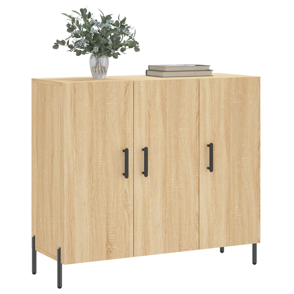 Komoda boja hrasta sonome 90x34x80 cm od konstruiranog drva