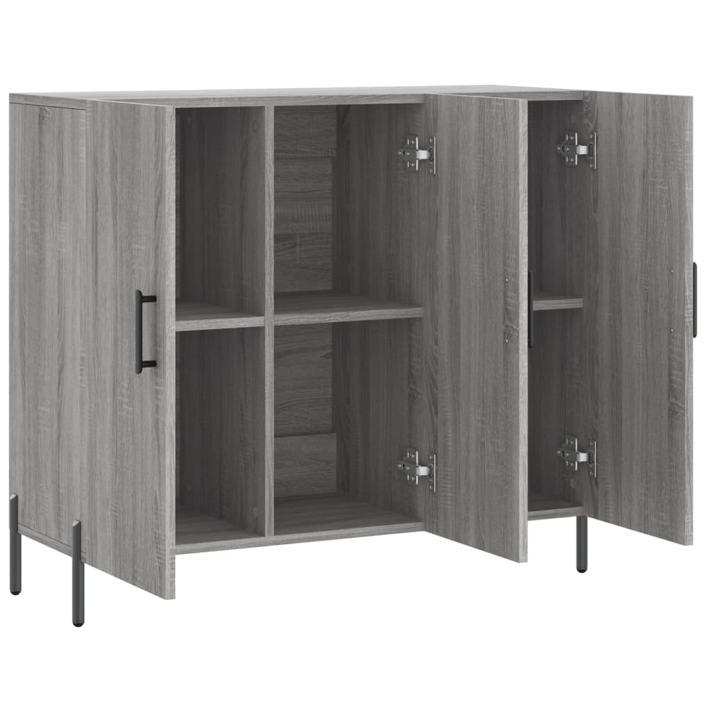 Komoda boja hrasta sonome 90 x 34 x 80 cm konstruirano drvo