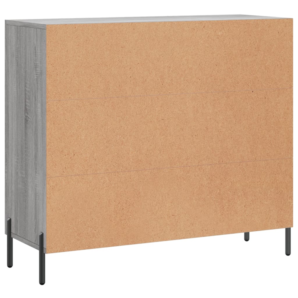 Komoda boja hrasta sonome 90 x 34 x 80 cm konstruirano drvo
